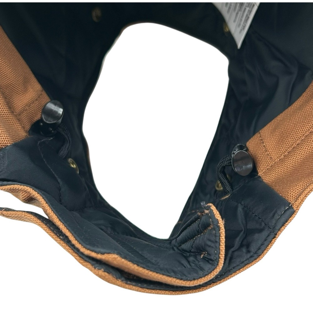 Carhartt Firm Duck Insulated Canvas Hood Sz 2X-5XL Brown Cotton Water-repellent - Picture 12 of 16